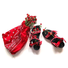 Load image into Gallery viewer, Trek-kids Red Bandana