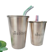 Load image into Gallery viewer, Stainless Steel Drinking Cups - 350 ml