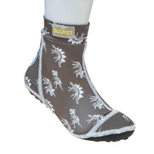Load image into Gallery viewer, Duukies Beachsocks - Dino Grey White