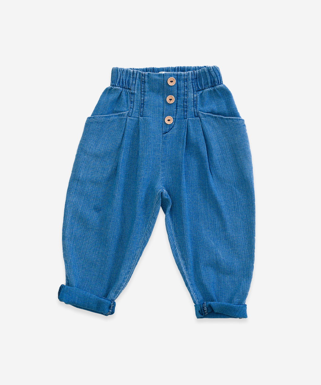 Jeans with Decorative Buttons