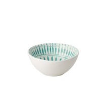 Load image into Gallery viewer, Small Ceramic Dipping Bowl (Green Blue Purple)
