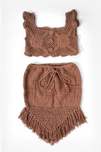 Load image into Gallery viewer, Young Wild &amp; Free Crop with Indah Skirt - ROSEWOOD
