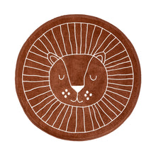 Load image into Gallery viewer, Round Carpet - Jungle Animals Print
