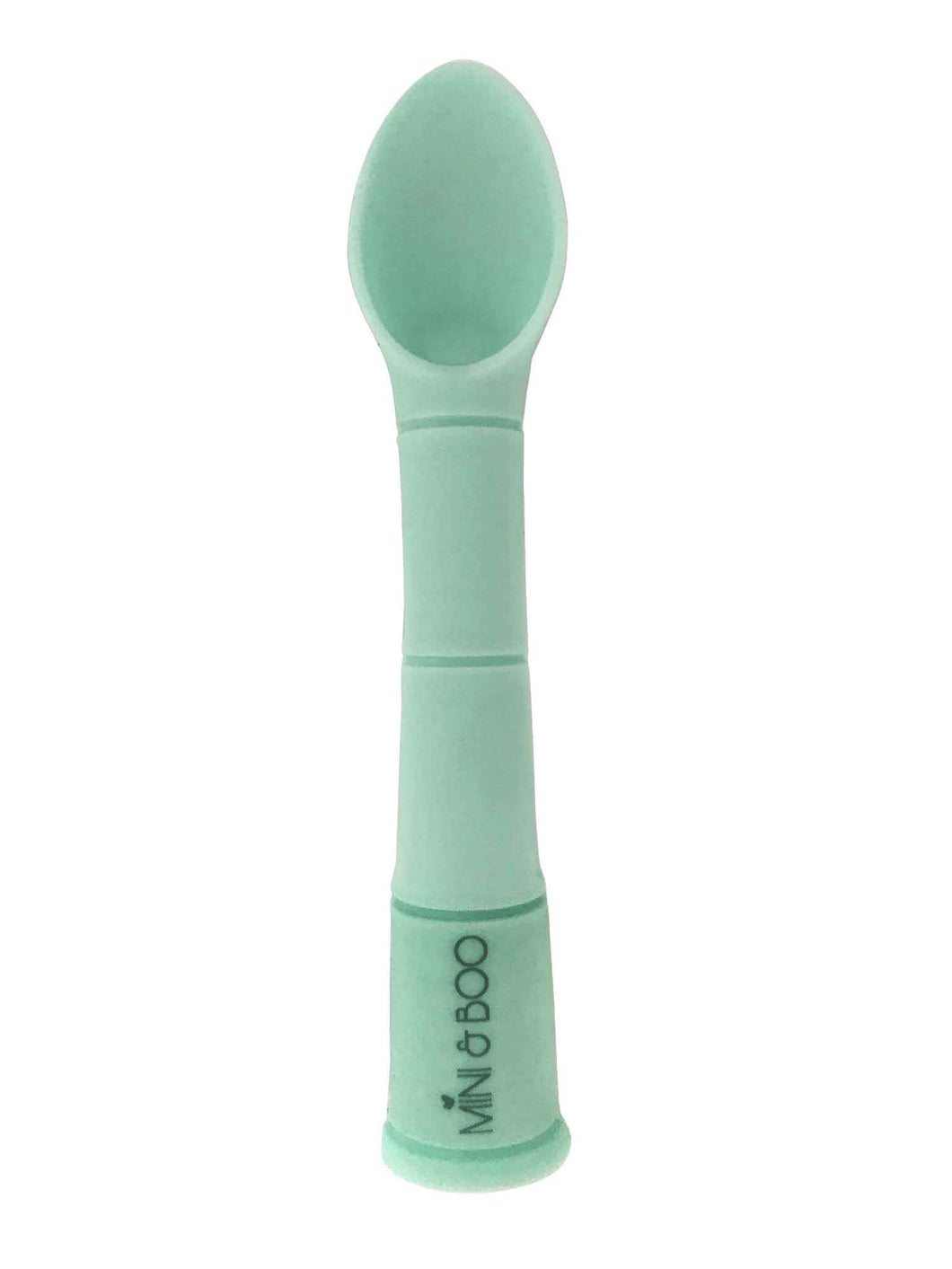 Silicone Teething Spoons (narrow tip) - Mint Green