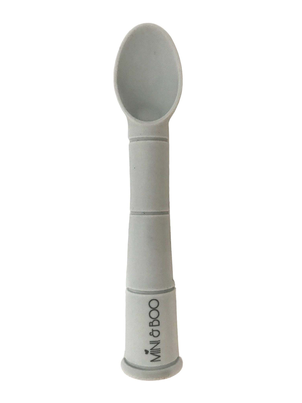 Silicone Teething Spoons (narrow tip) - Grey