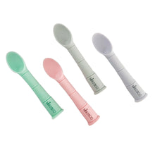 Load image into Gallery viewer, Silicone Teething Spoons (narrow tip) - Grey
