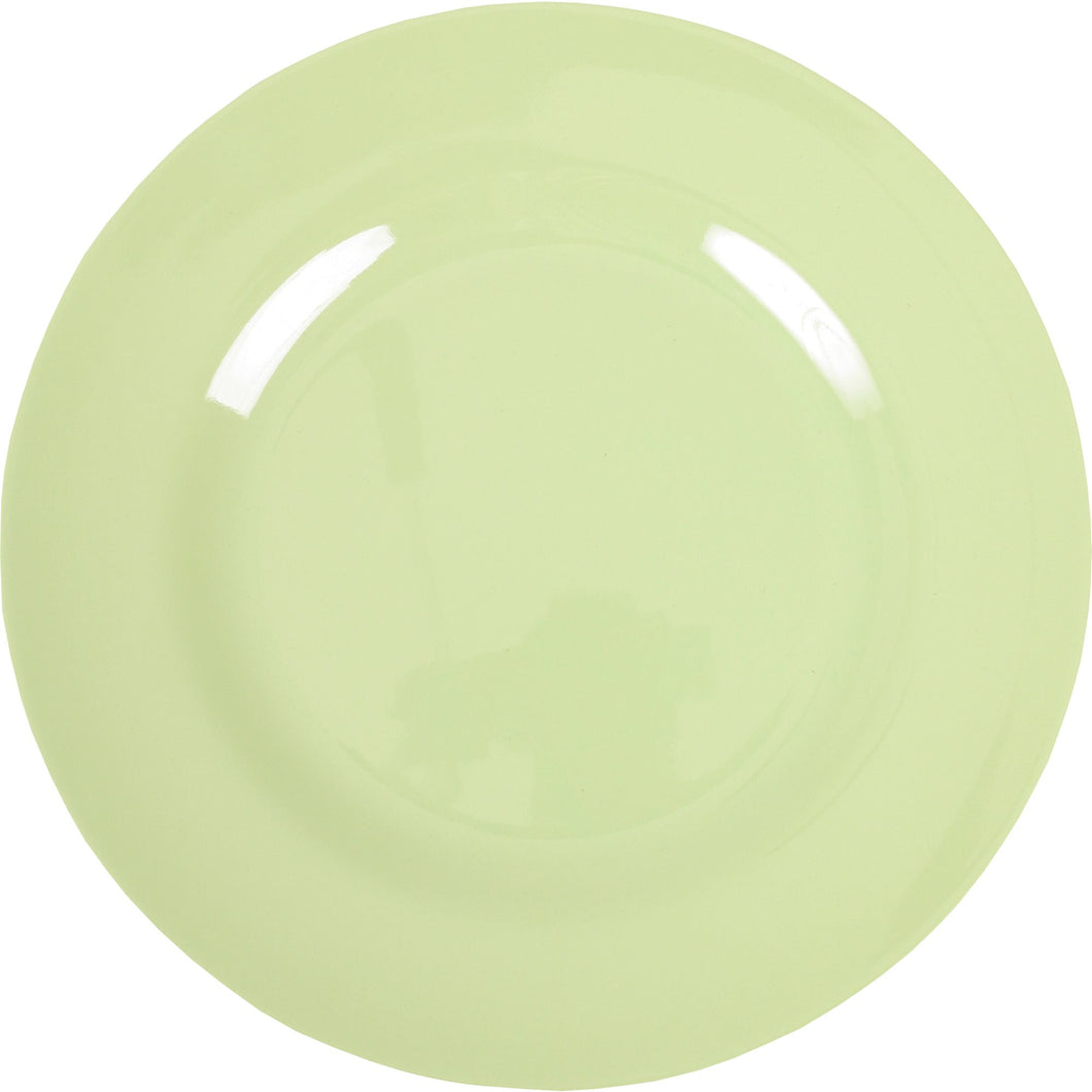 Round Melamine Dinner Plate - Mint