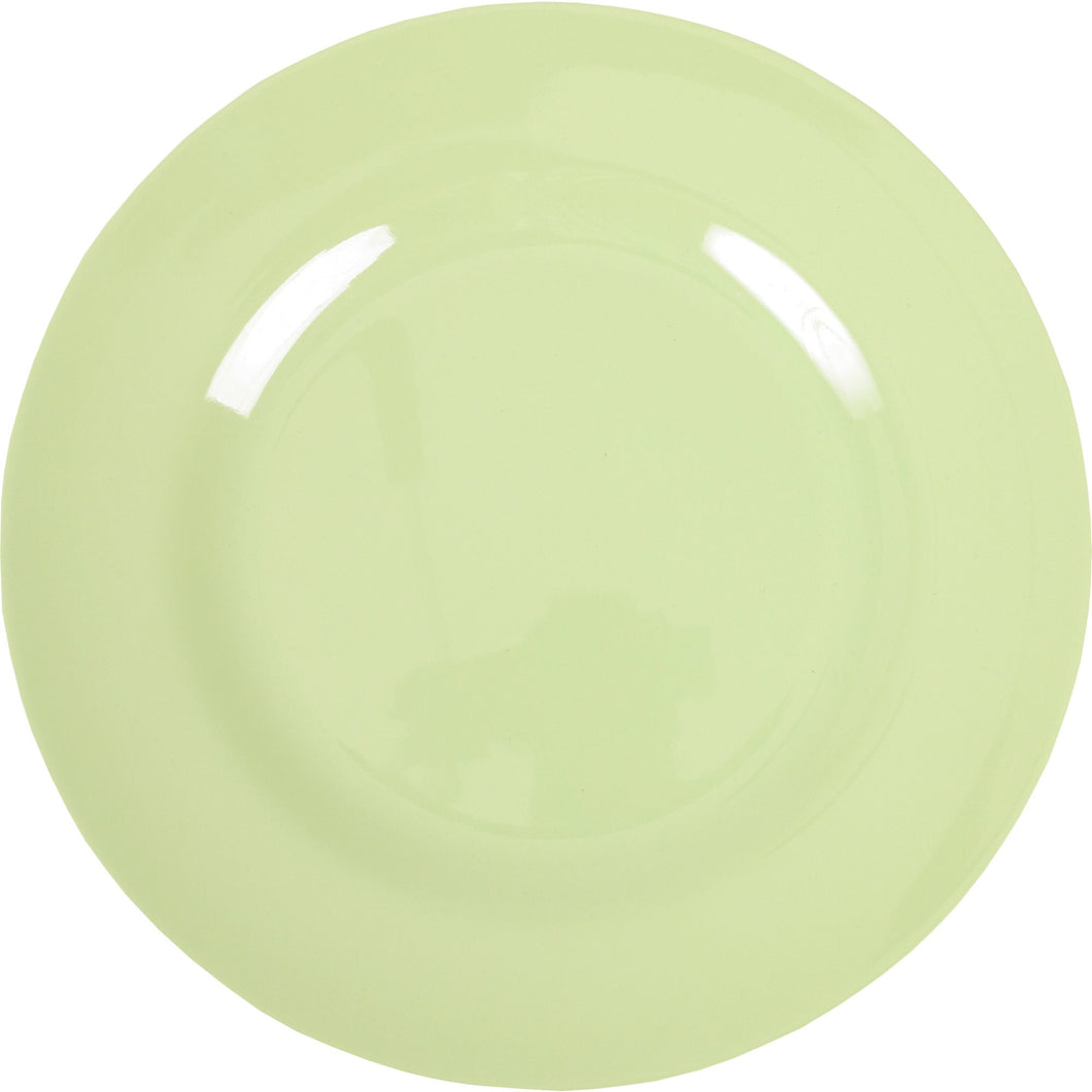 Round Melamine Dinner Plate - Mint