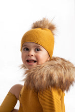 Load image into Gallery viewer, Coat with Natural Fur Hoodie With Natural Fur Cap
