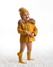 Load image into Gallery viewer, Coat with Natural Fur Hoodie With Natural Fur Cap
