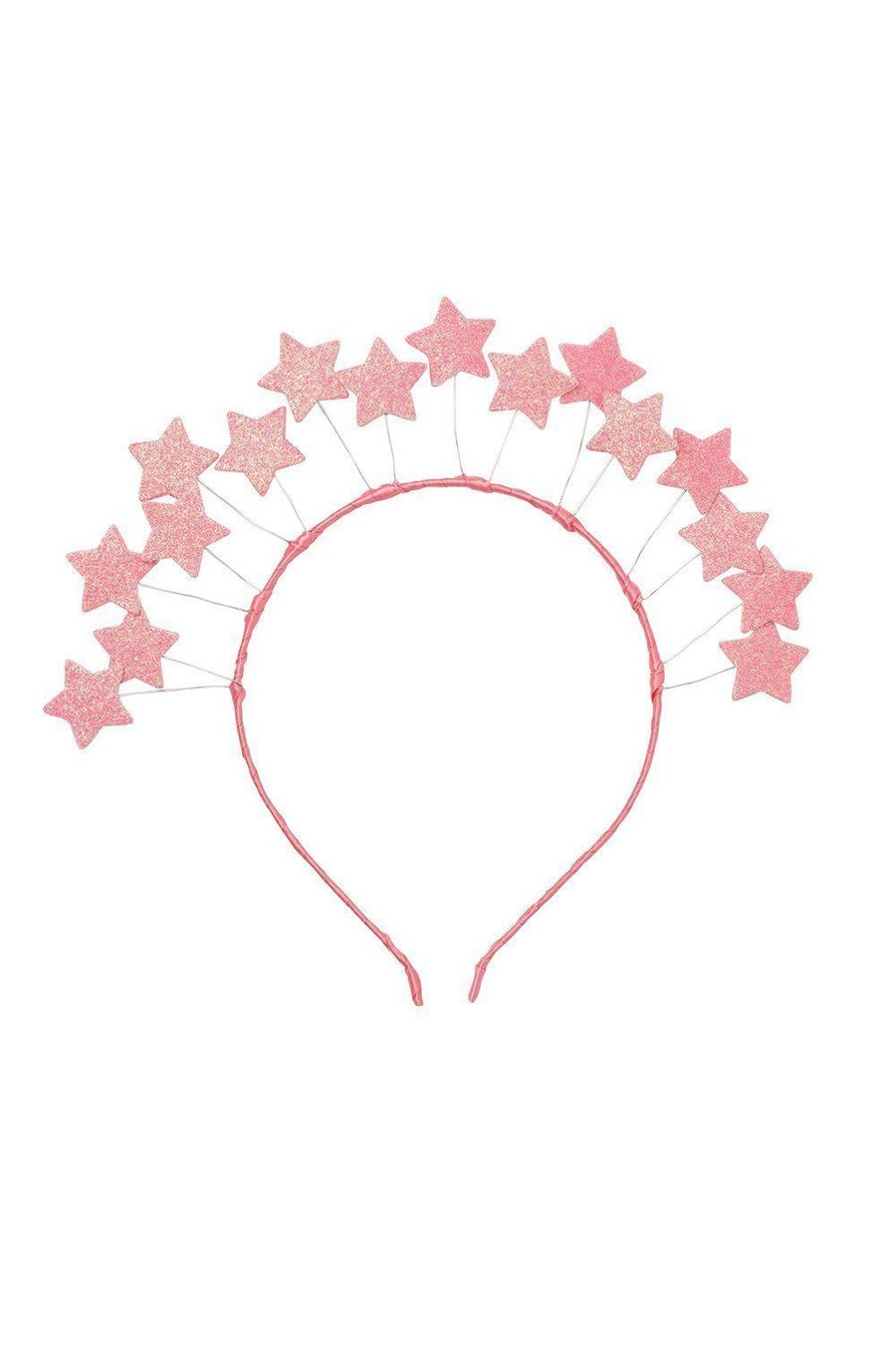 Floating Crown - Pink Glitter Stars