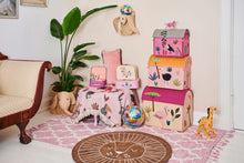 Load image into Gallery viewer, Round Carpet - Jungle Animals Print

