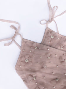 SPARKLE BUBBLE HEM DRESS