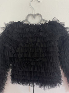 TULLE JACKET & BELL BOTTOM